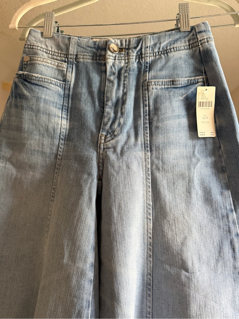 Pilcro Light Blue Culotes - Picture 2 of 6